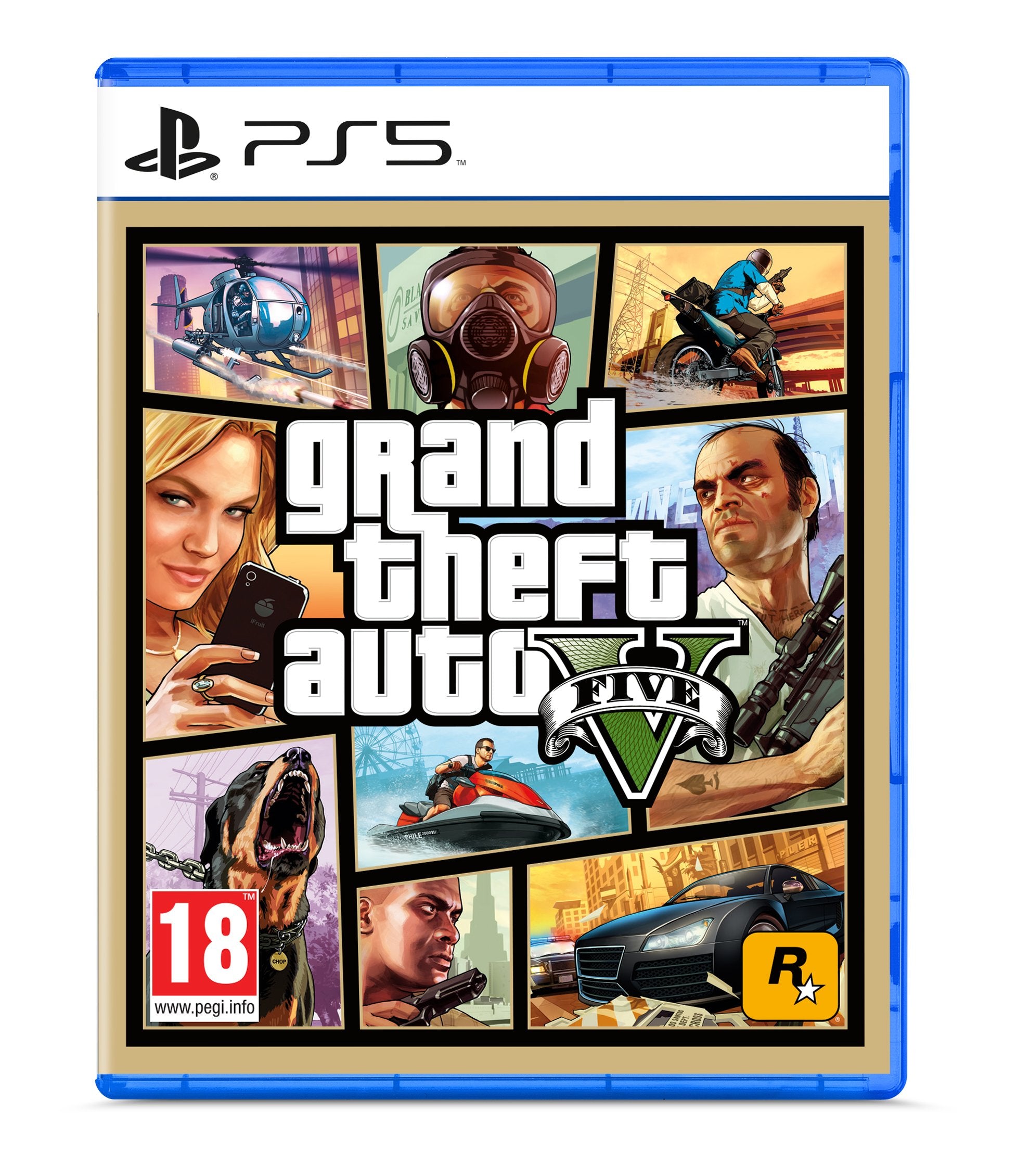 Grand Theft Auto V (gta 5) - Playstation 5 Ps5 Spil - Geekd.dk