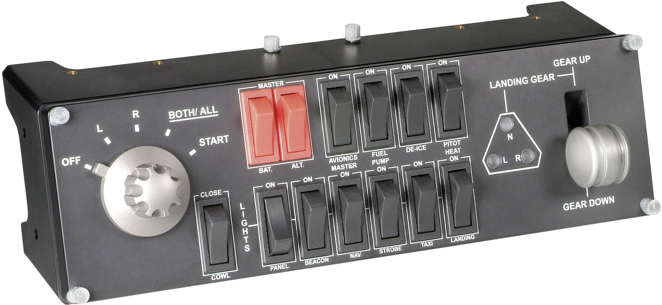 Logitech - G Saitek Pro Flight Switch Panel Flight Stick - Geekd.dk