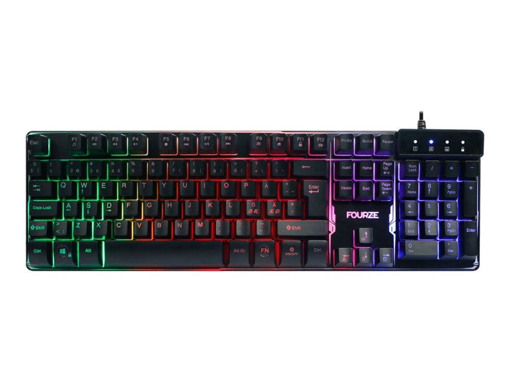Fourze Gk120 Gaming Keyboard Tastatur - Geekd.dk