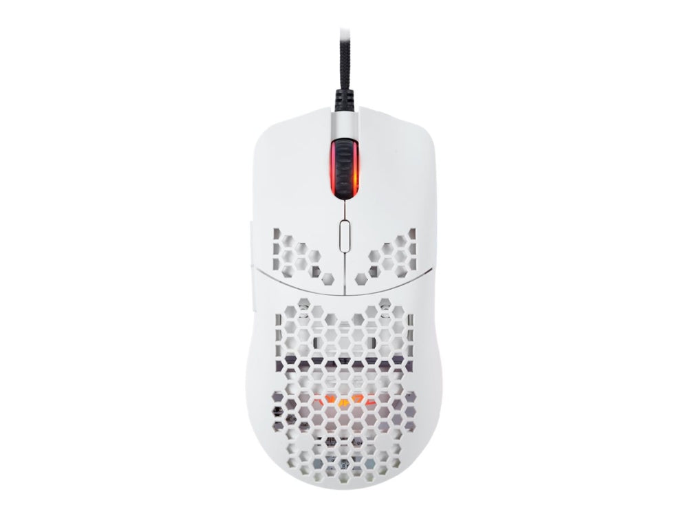 Fourze Gm800 Gaming Mus Rgb Hvid - Geekd.dk