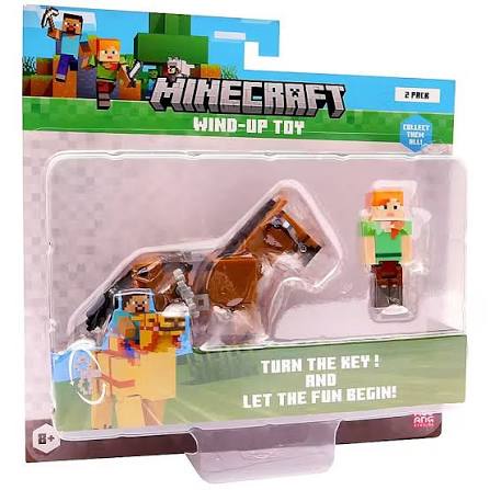 Minecraft S2 3d Wind-up Toy - Alex & Horse Legetøj - Geekd.dk