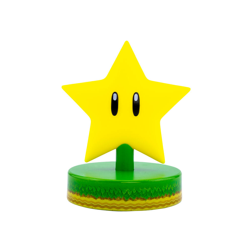 Lampe Icons - Super Mario Star 12 Cm - Geekd.dk