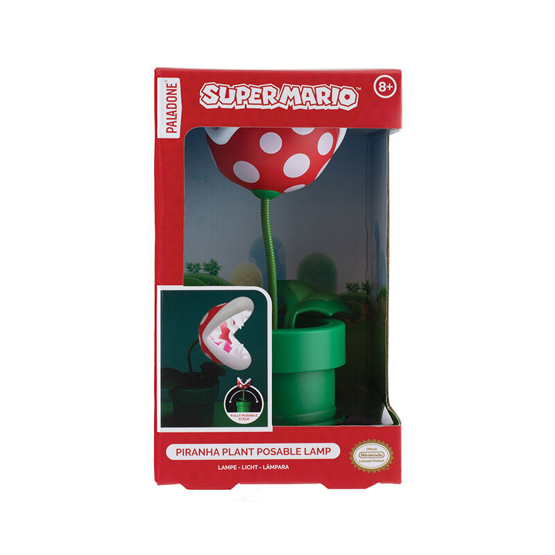 Mini Piranha Plant Posable Lampe - Geekd.dk