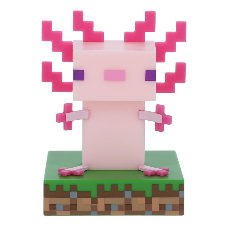 Lampe Icons - Axolotl - Minecraft 12 Cm - Geekd.dk