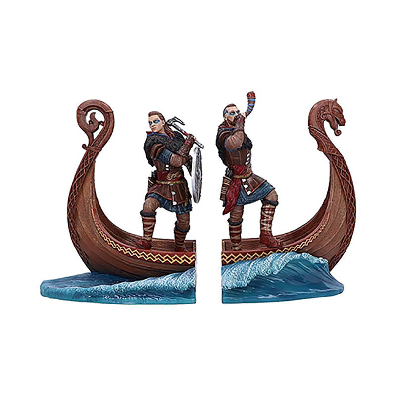 Bogstøtte - Eivor På En Båd (valhalla) 31 Cm Figur - Geekd.dk
