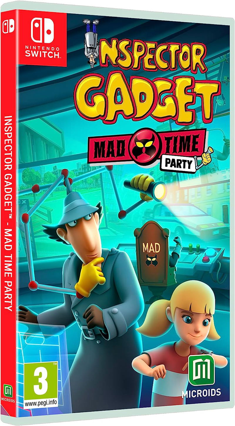Inspector Gadget: Mad Time Party (kode I En Box) - Nintendo Switch Nintendo Switch Spil - Geekd.dk