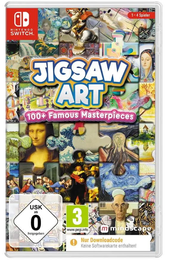 Jigsaw Art: 100+ Famous Masterpieces (code In Box) (nintendo Switch) Nintendo Switch Spil - Geekd.dk