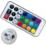 Vandtæt Led-lys + Fjernbetjening - Multi Color (1 X Multi Color Led + Remote) - Led-lys