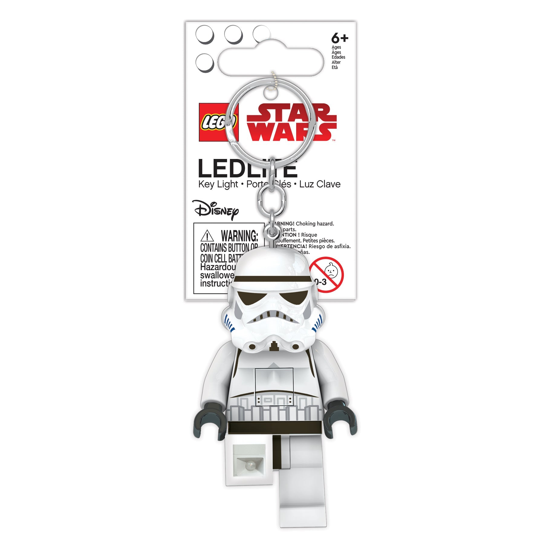 Lego Star Wars Stormtrooper Nøglering Med Led - Geekd.dk