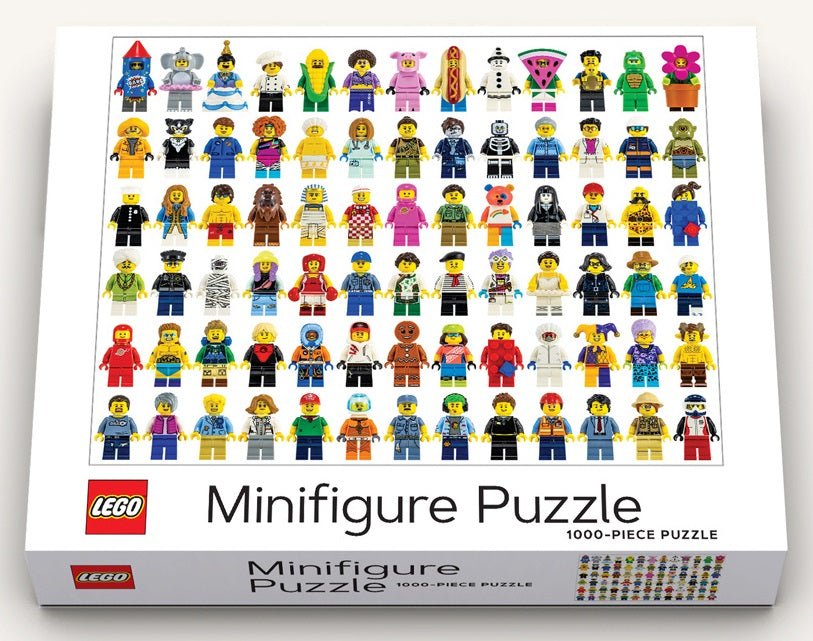 Lego  -  Minifigur Puslespil 1000+ - Geekd.dk