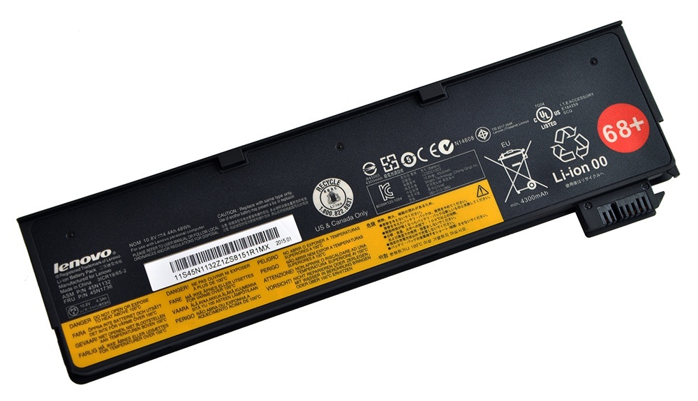 Lenovo Thinkpad T440 T460 T560 Batteri 68 0c52861