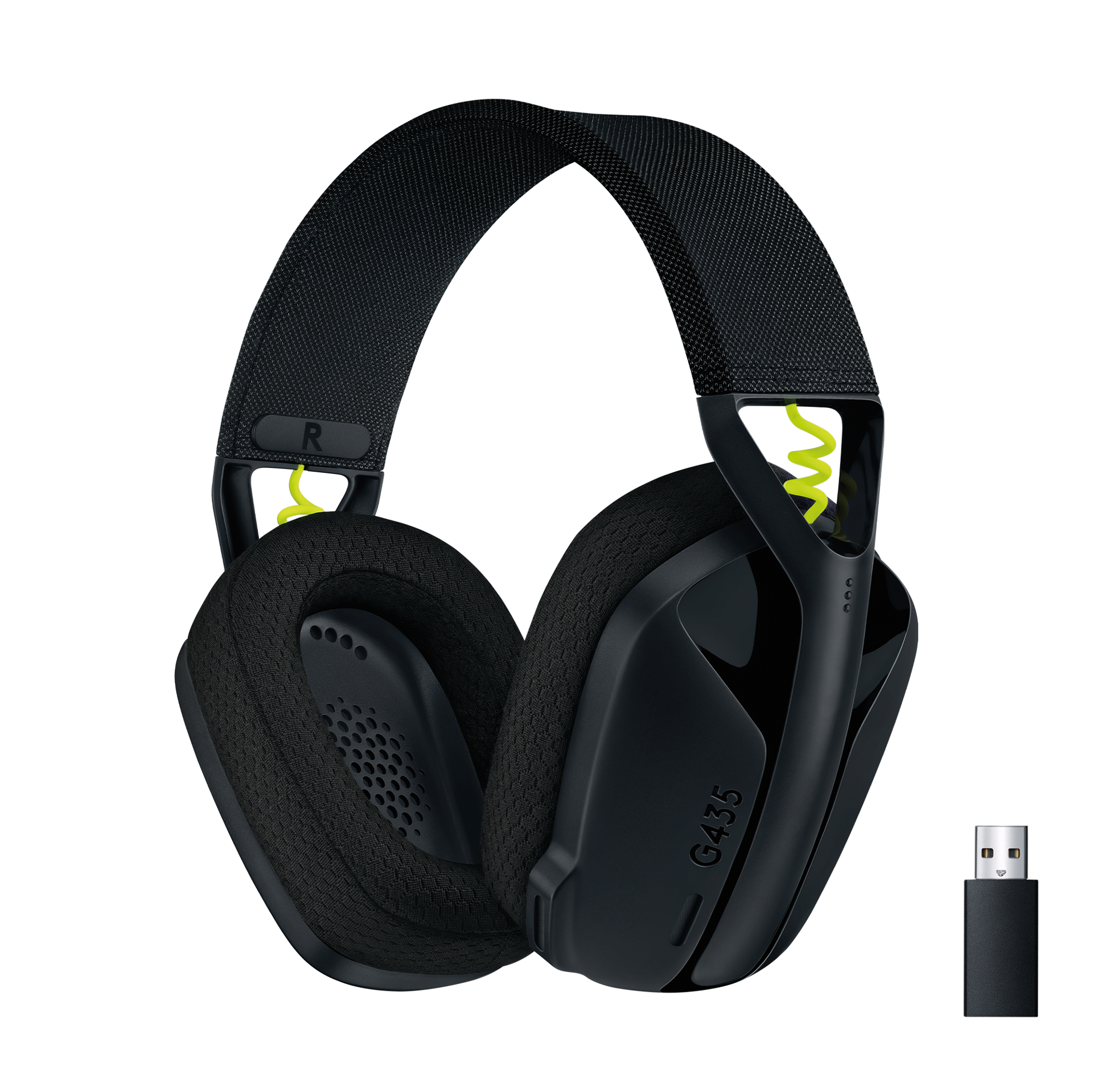 Logitech - G435 Lightspeed Trådløs Gaming Headset - Sort - Geekd.dk
