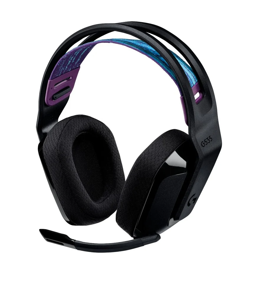Logitech - G535 Lightspeed Trådløst Gaming Headset - Sort - Geekd.dk