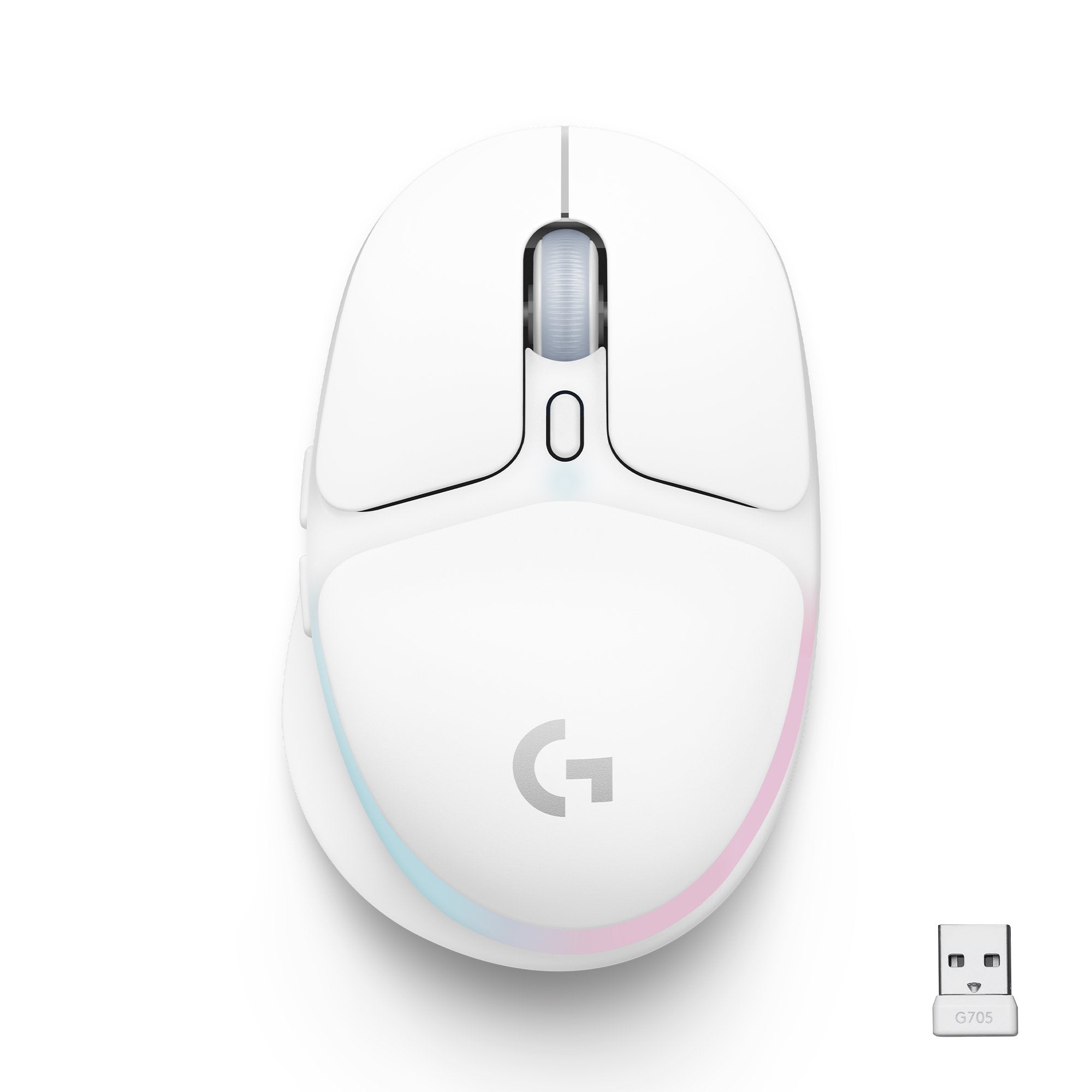 Logitech - G705 - Wireless Gaming Mouse - Off White Mus - Geekd.dk