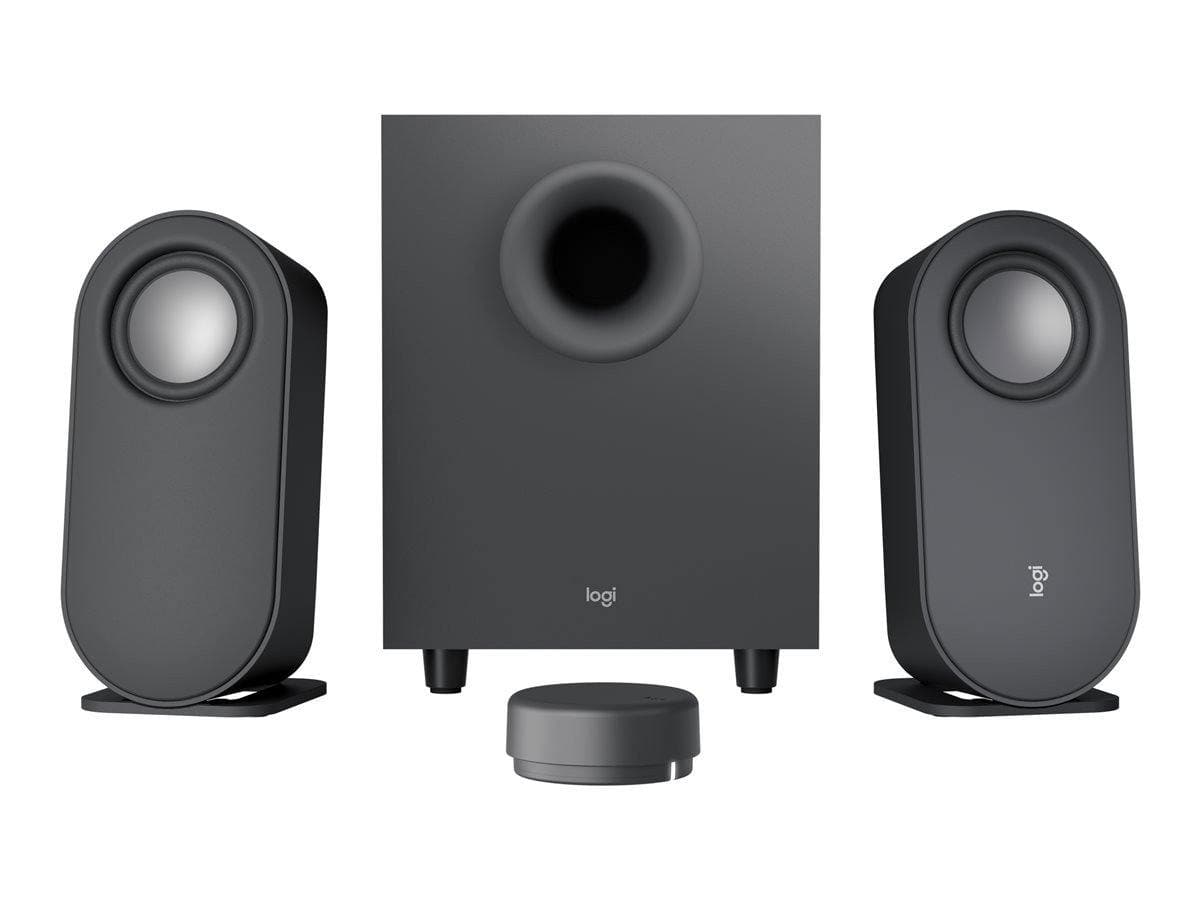 Logitech - Z407 Computer Højttalere Med Subwoofer Og Bluetooth Tilslutning - Graphite - Geekd.dk