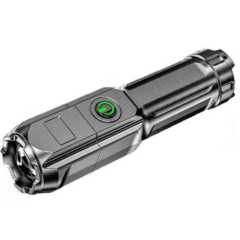Mini Zoom Lommelygte, Genopladelig