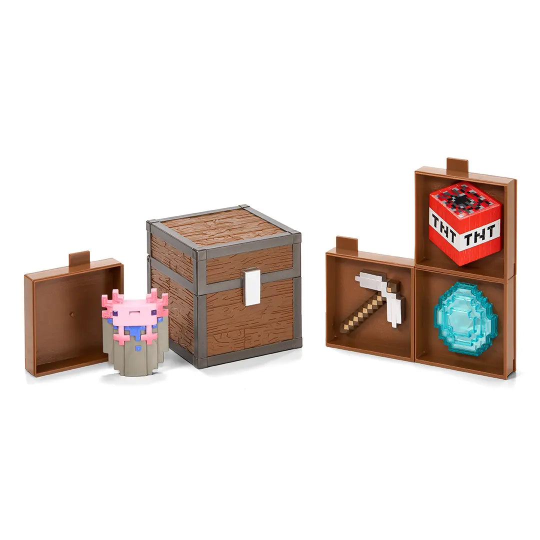 Loot Chest - Caves - Minecraft Figur - Geekd.dk