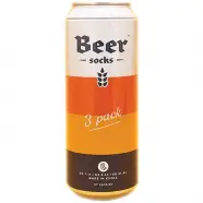 Luckies Of London Beer Socks 3 Pack Str. 41-45 - Strømper