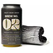 Luckies Of London Beer Socks Imperial Stout - Strømper