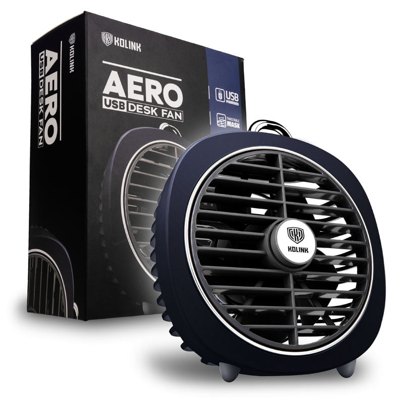 Kolink Aero Usb-fan - Midnight Blue Blæser - Geekd.dk