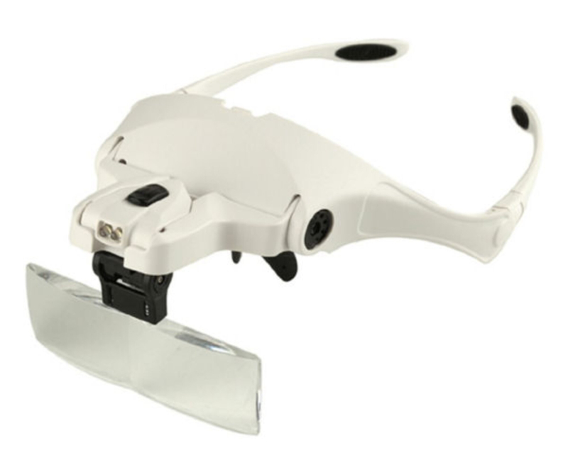Lupbriller 1.0-3.5x M. Led-lys