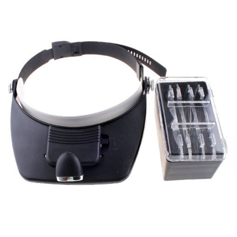 Lupbriller 1.2-3.5x M. Cree Led-lys