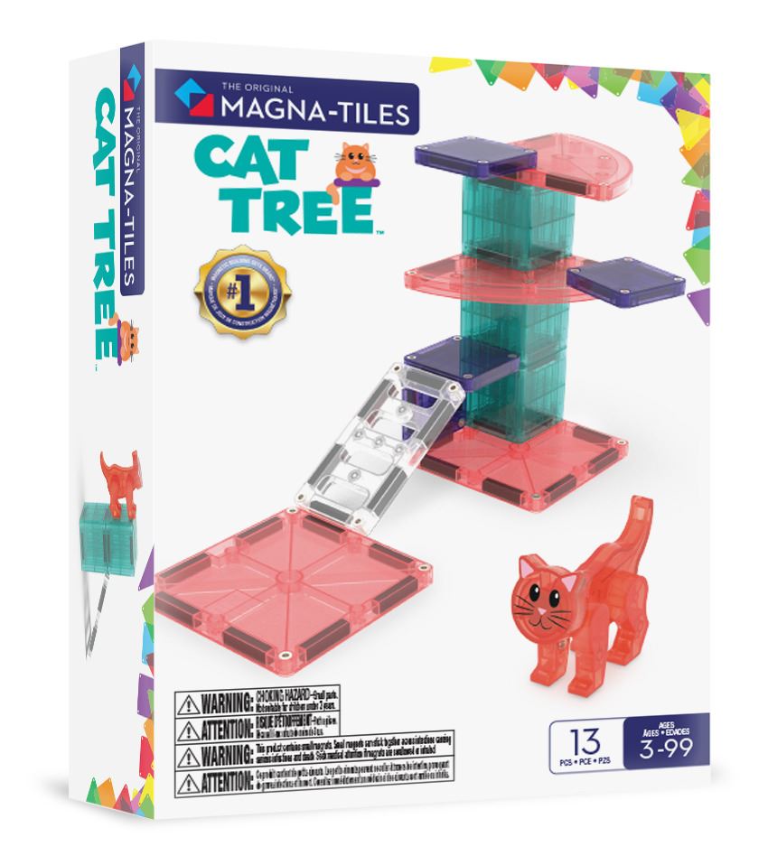Magna-tiles Cat Tree  -  Magnetisk Byggesæt - Geekd.dk