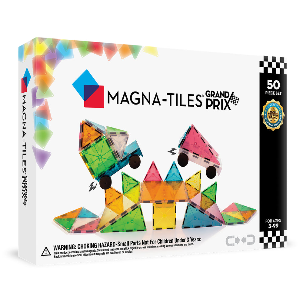 Magna-tiles Grand Prix Frost  -  Magnetisk Byggesæt - Geekd.dk