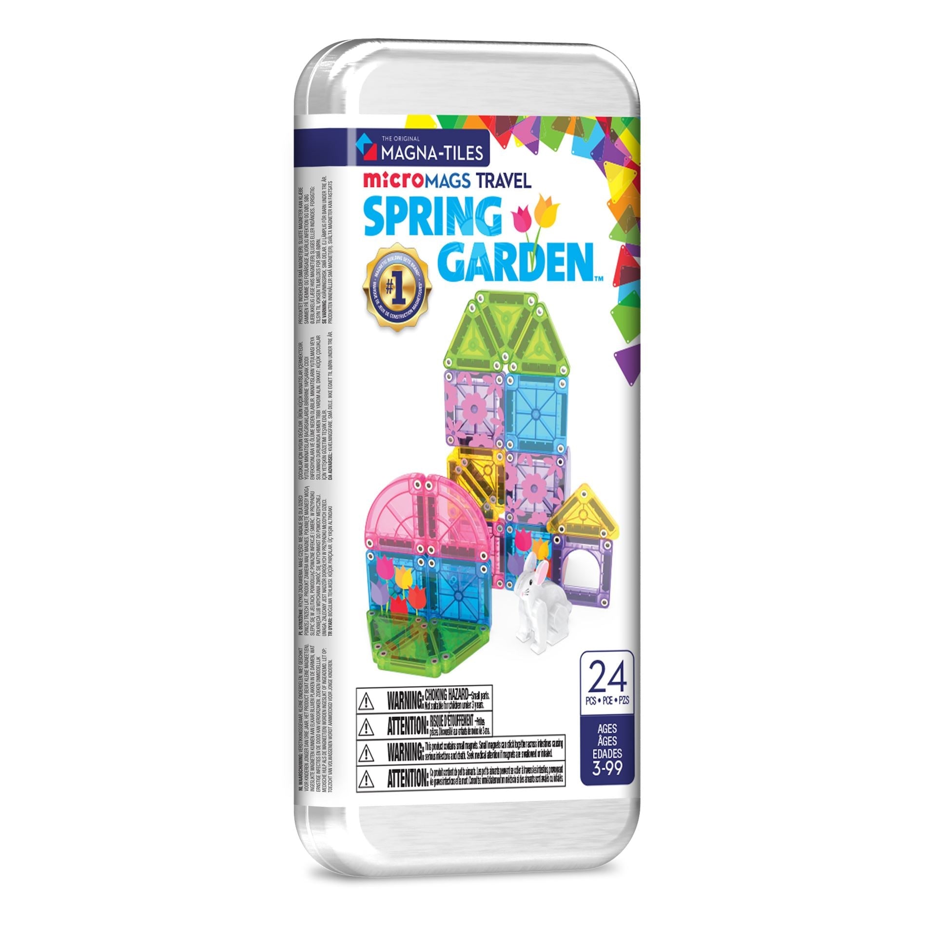 Magna-tiles Micromags Spring Garden  -  Magnetisk Byggesæt - Geekd.dk
