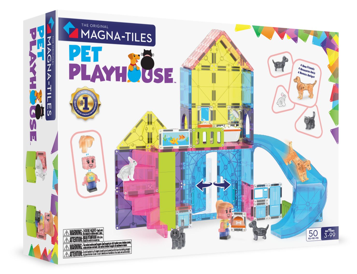 Magna-tiles Pet Playhouse  -  Magnetisk Byggesæt - Geekd.dk