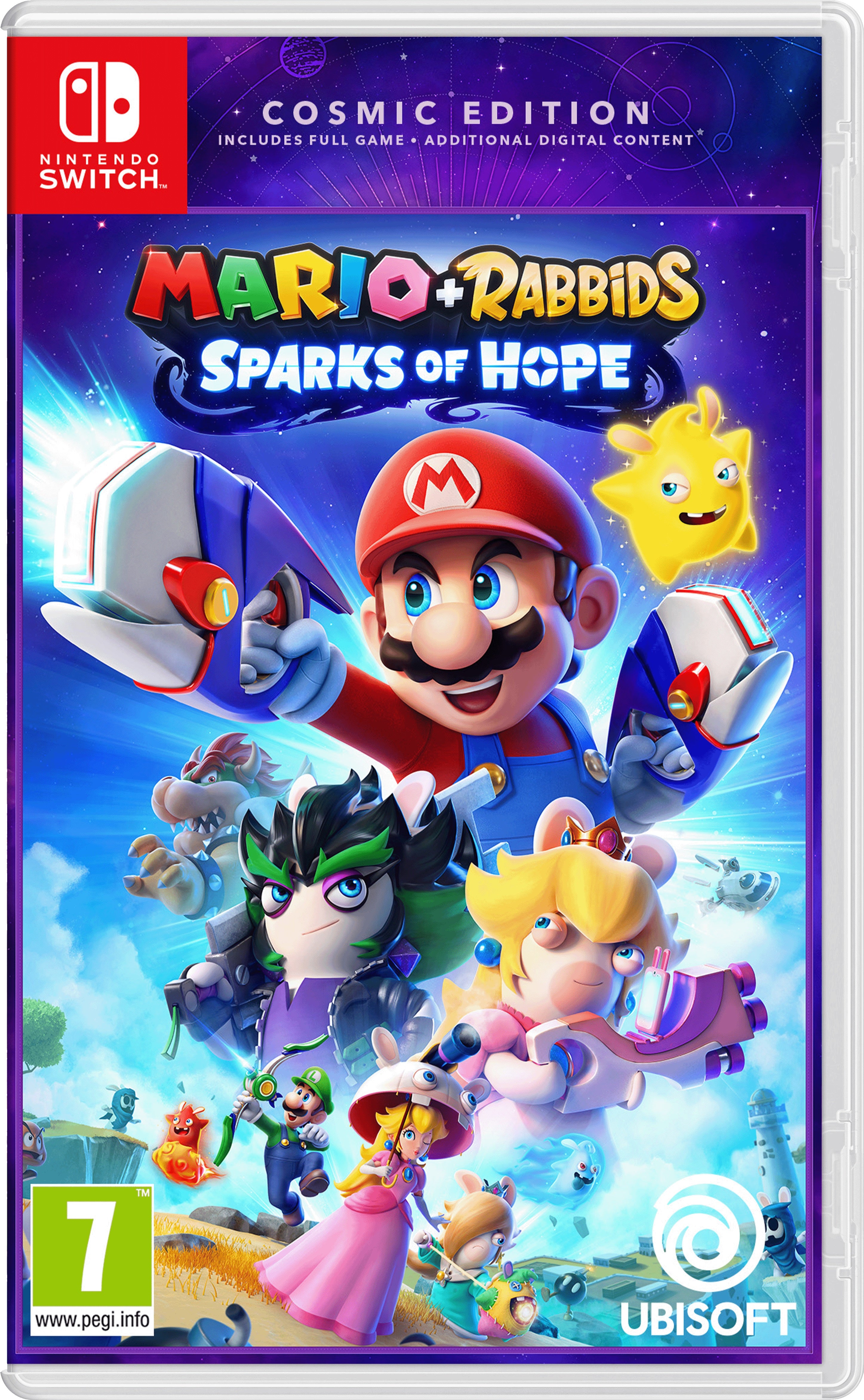 Mario + Rabbids: Sparks Of Hope  -  Cosmic Edition Nintendo Switch Spil - Geekd.dk