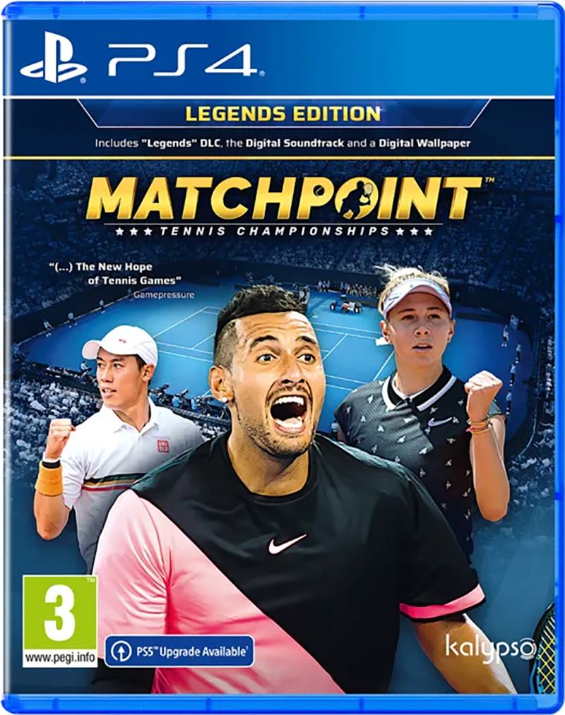 Matchpoint: Tennis Championships (legends Edition) - Playstation 4 Ps4 Spil - Geekd.dk