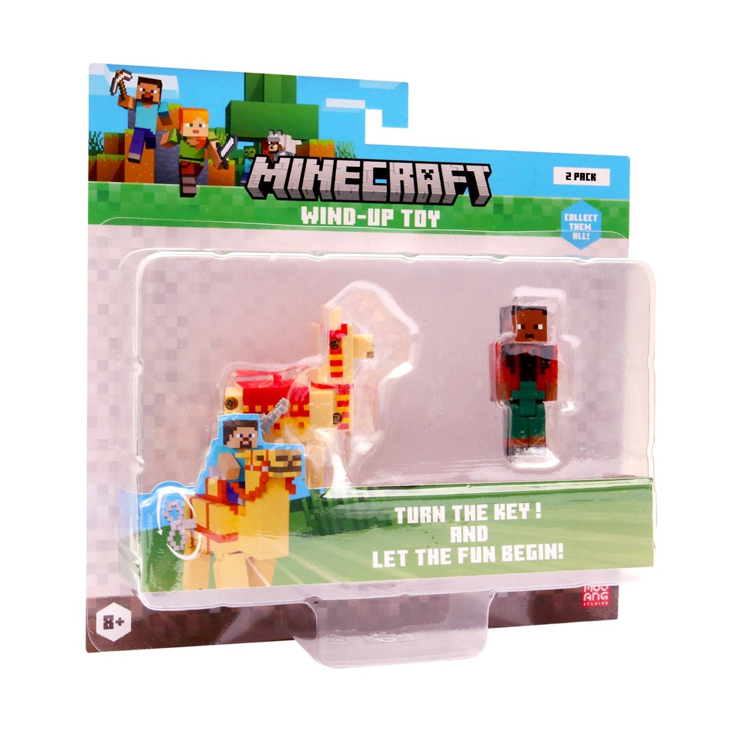 Minecraft - 3d Wind-up Toy - Alpaca Figur - Geekd.dk