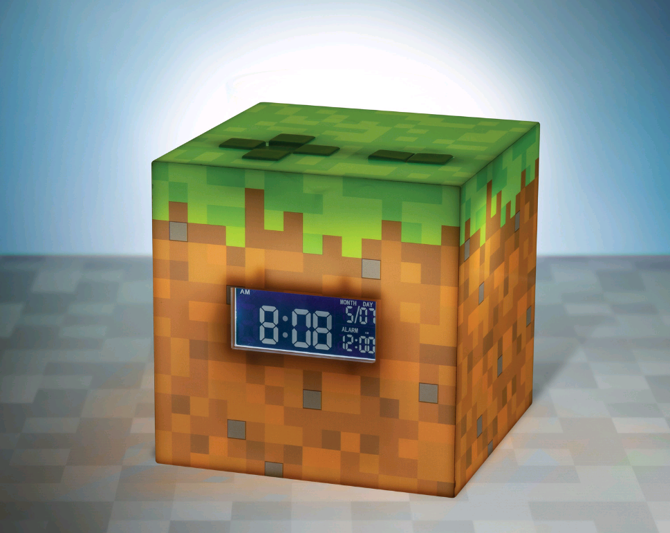 Minecraft Ur Med Alarm Vækkeur - Geekd.dk