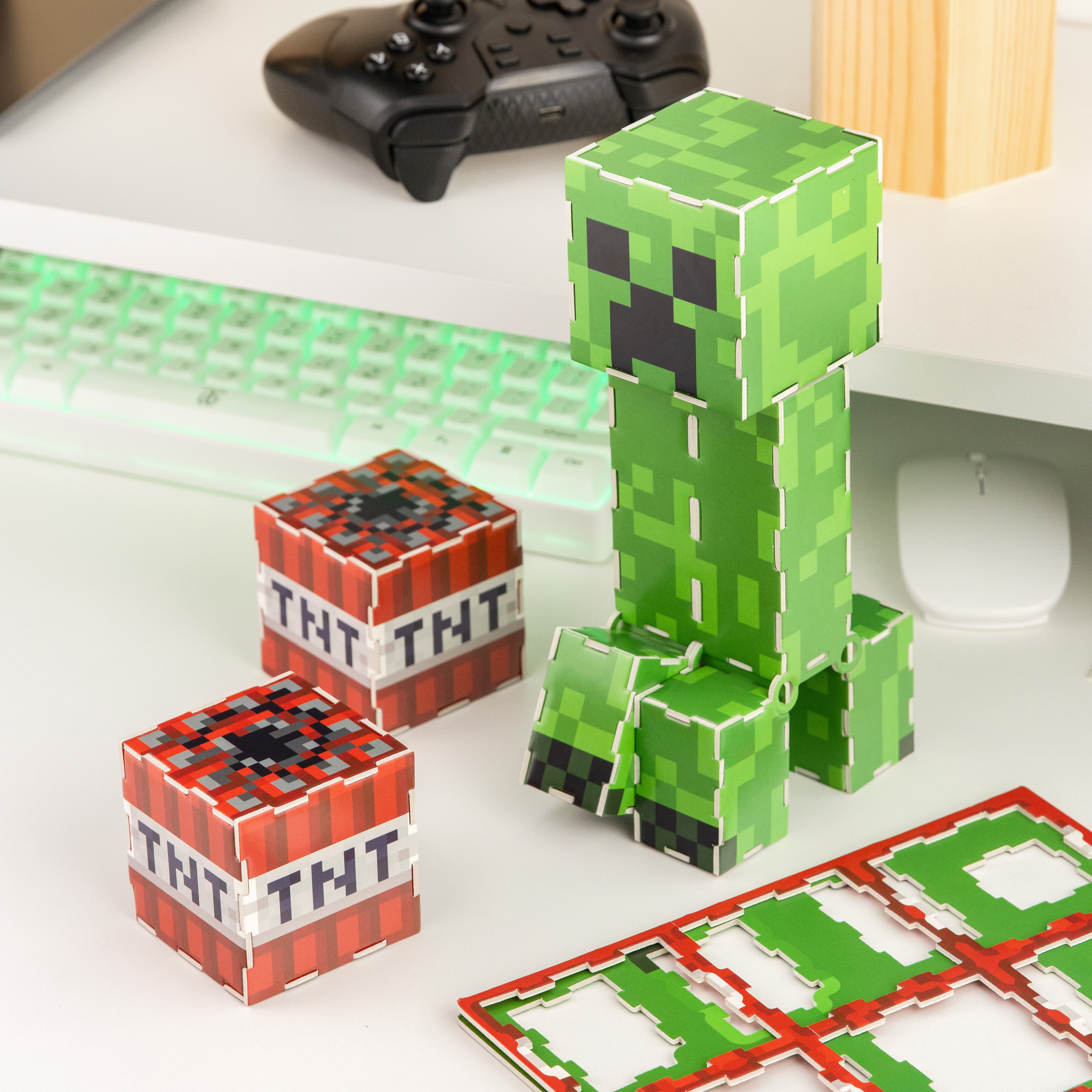 Minecraft Creeper Byggesæt Figur - Geekd.dk