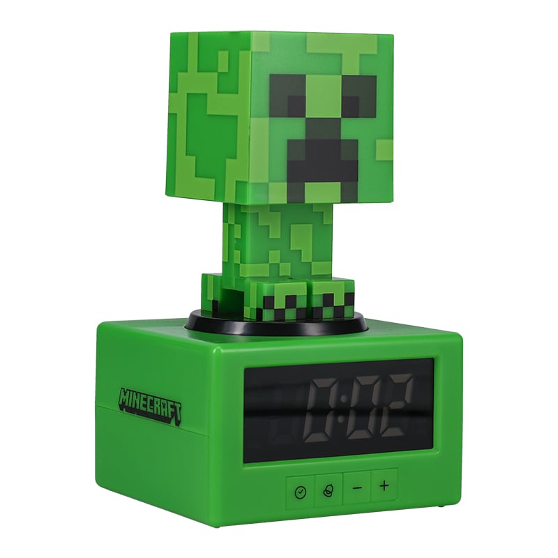 Minecraft - Creeper Icon Alarm Clock Vækkeur - Geekd.dk