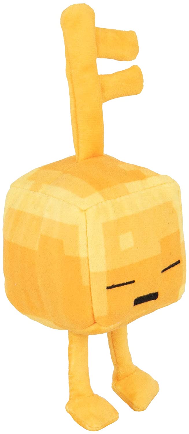 Minecraft Dungeons Mini Crafter Gold Key Sleeping Golem Plush (4.5 Inch) Bamse - Geekd.dk
