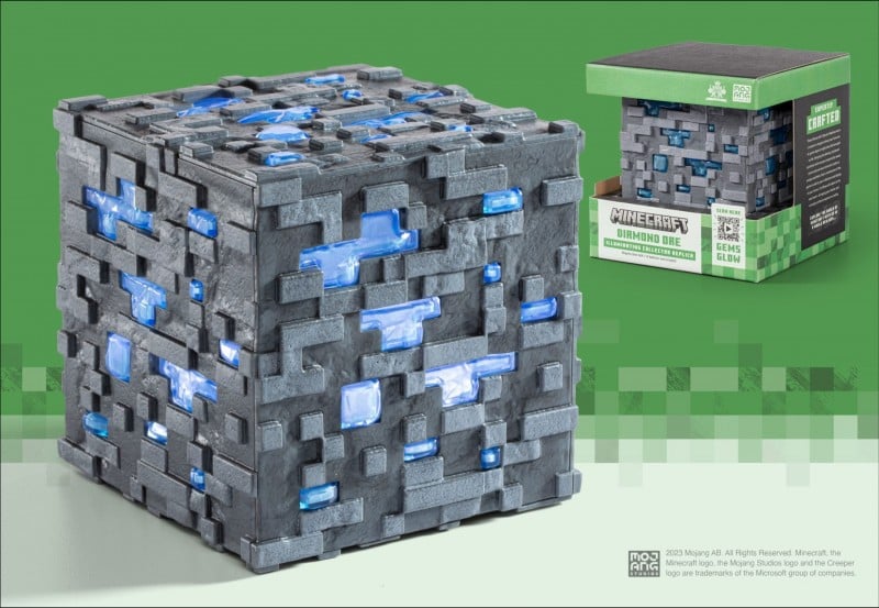 Minecraft - Diamond Block Legetøjsvåben - Geekd.dk