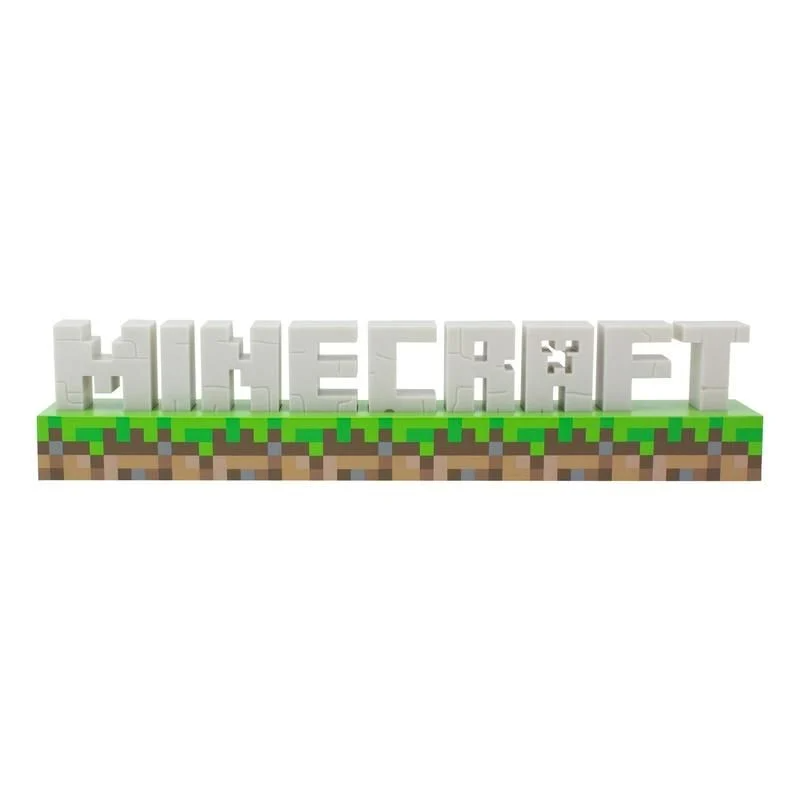 Minecraft Logo Light Lampe - Geekd.dk