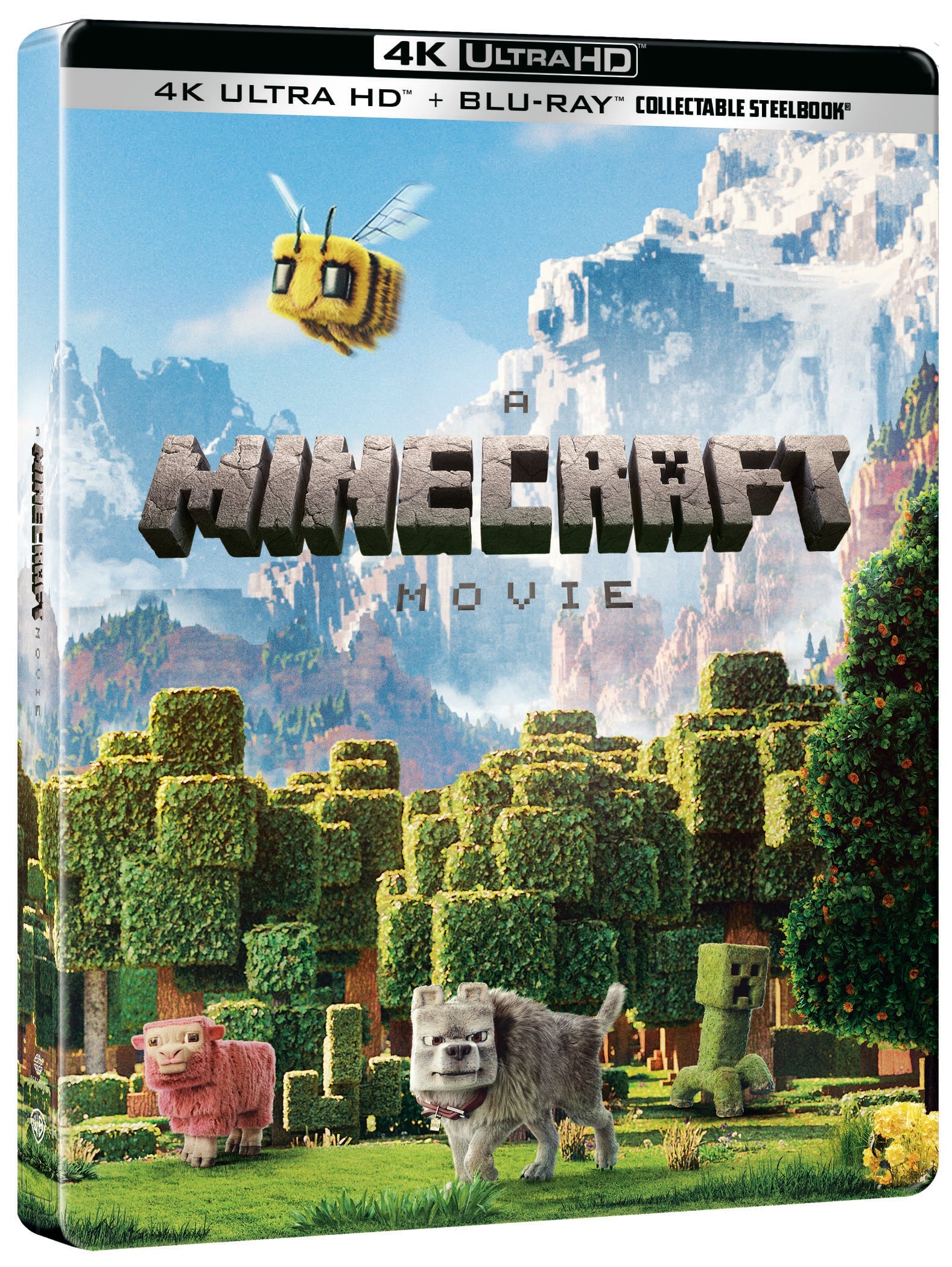 A Minecraft Movie - 4k Blu-ray - Steelbook Film - Geekd.dk