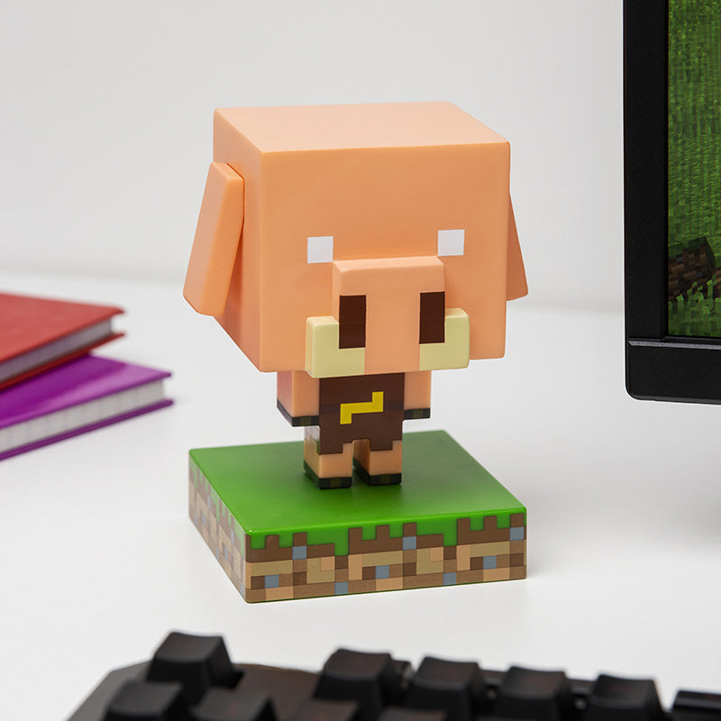Minecraft Piglin Icon Lys - Geekd.dk