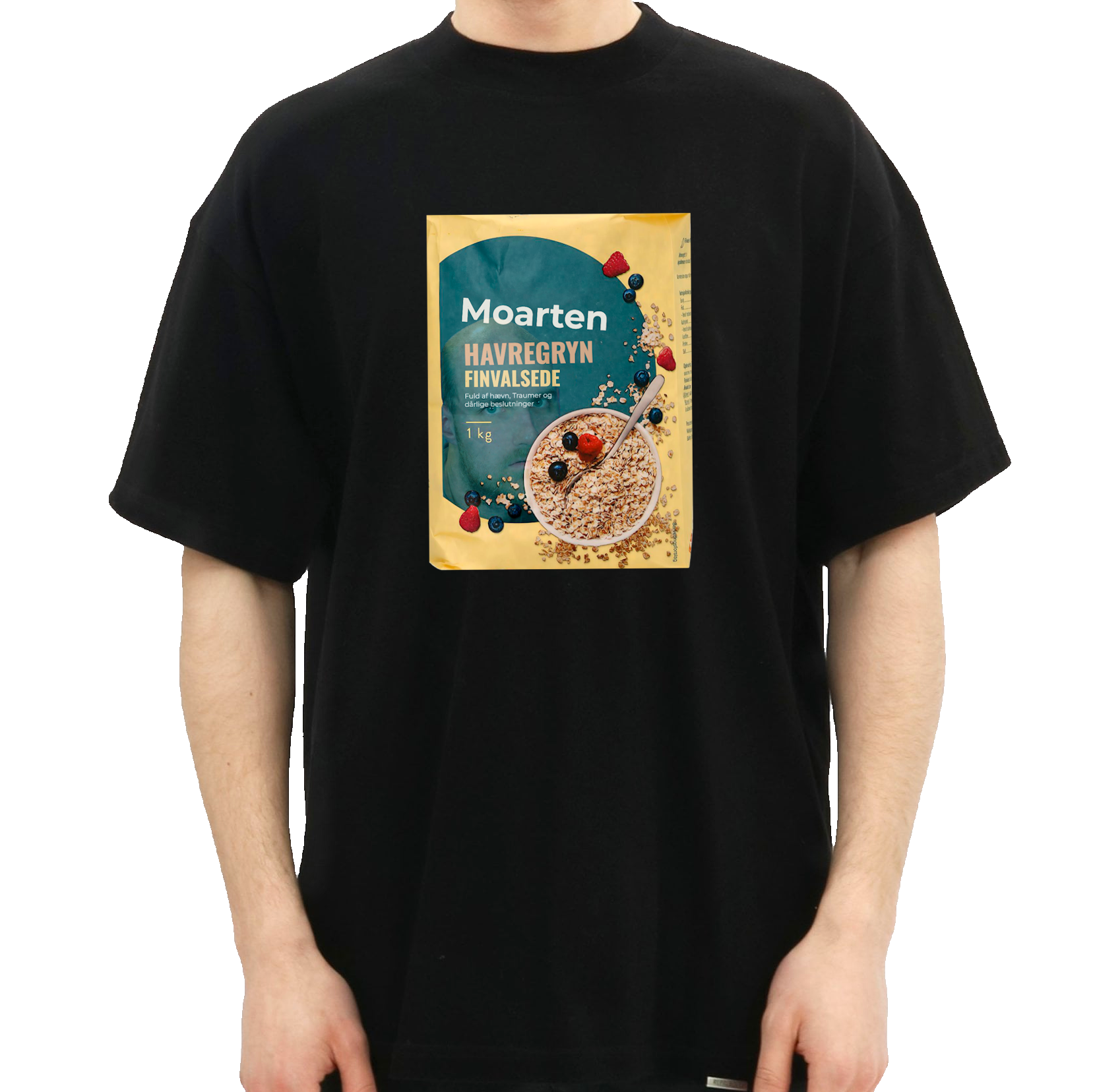 Moarten Laursen Havregryn Tee T-shirt - Geekd.dk