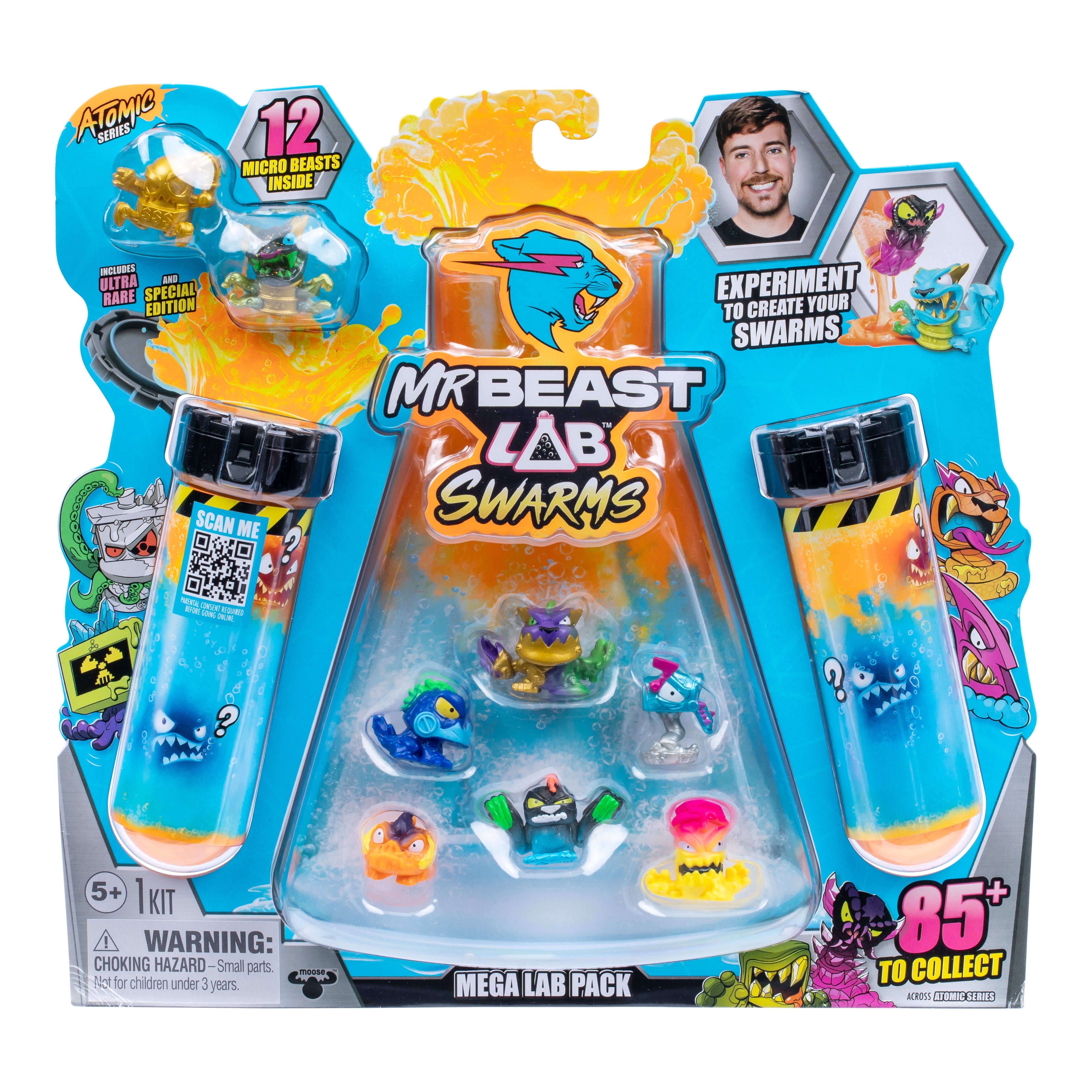 Mr. Beast Lab - Mrbeast Lab Swarms Mega Lab 12 Pack. Series 2 - (20389) Figur - Geekd.dk