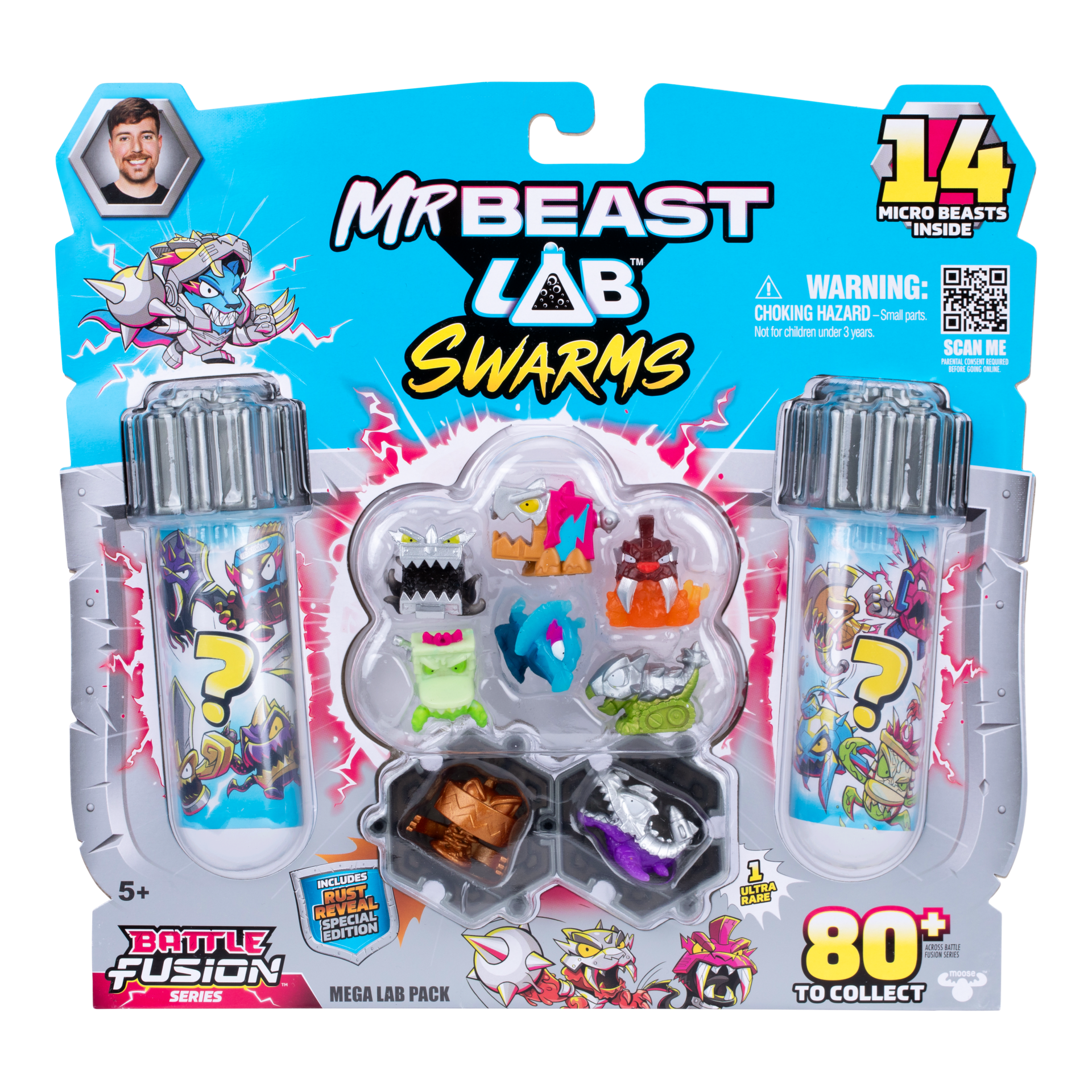 Mrbeast Lab Swarms Battle Fusion  -  14-pack (style 1) Figur - Geekd.dk
