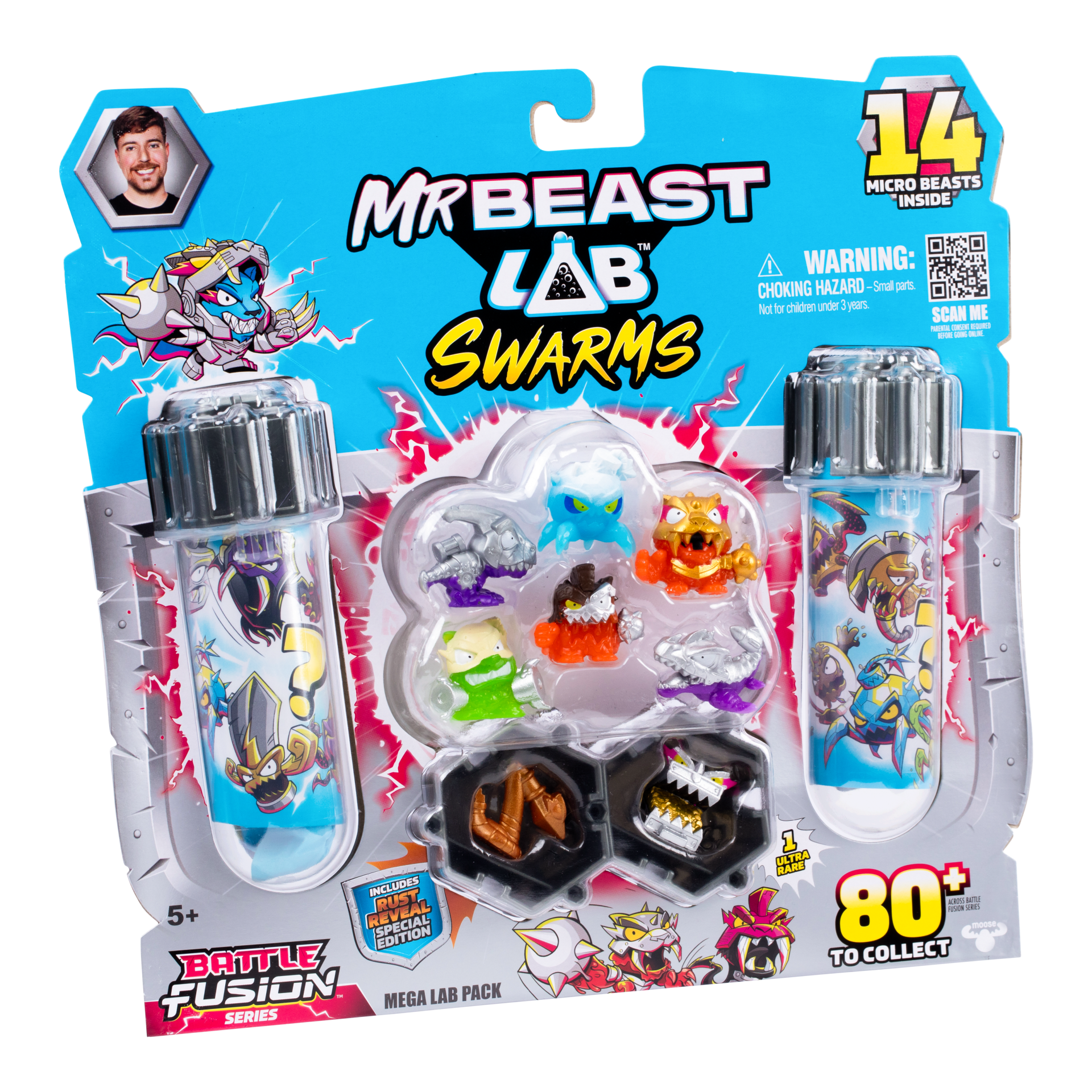 Mrbeast Lab Swarms Battle Fusion  -  14-pack (style 2) Figur - Geekd.dk