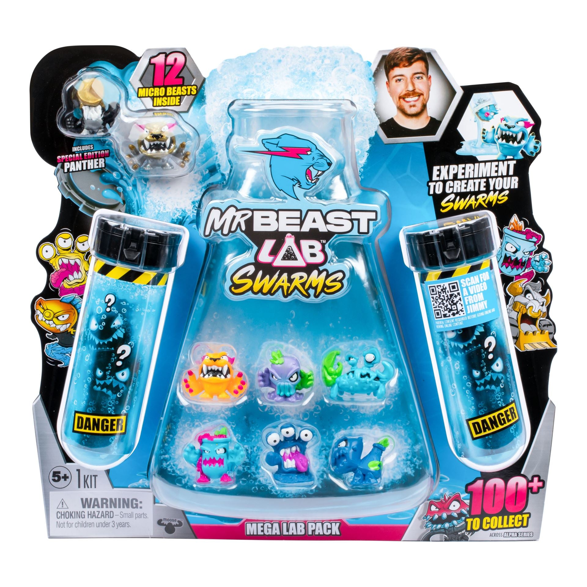 Mrbeast Lab - Swarms Mega Lab 12 Pack Figur - Geekd.dk