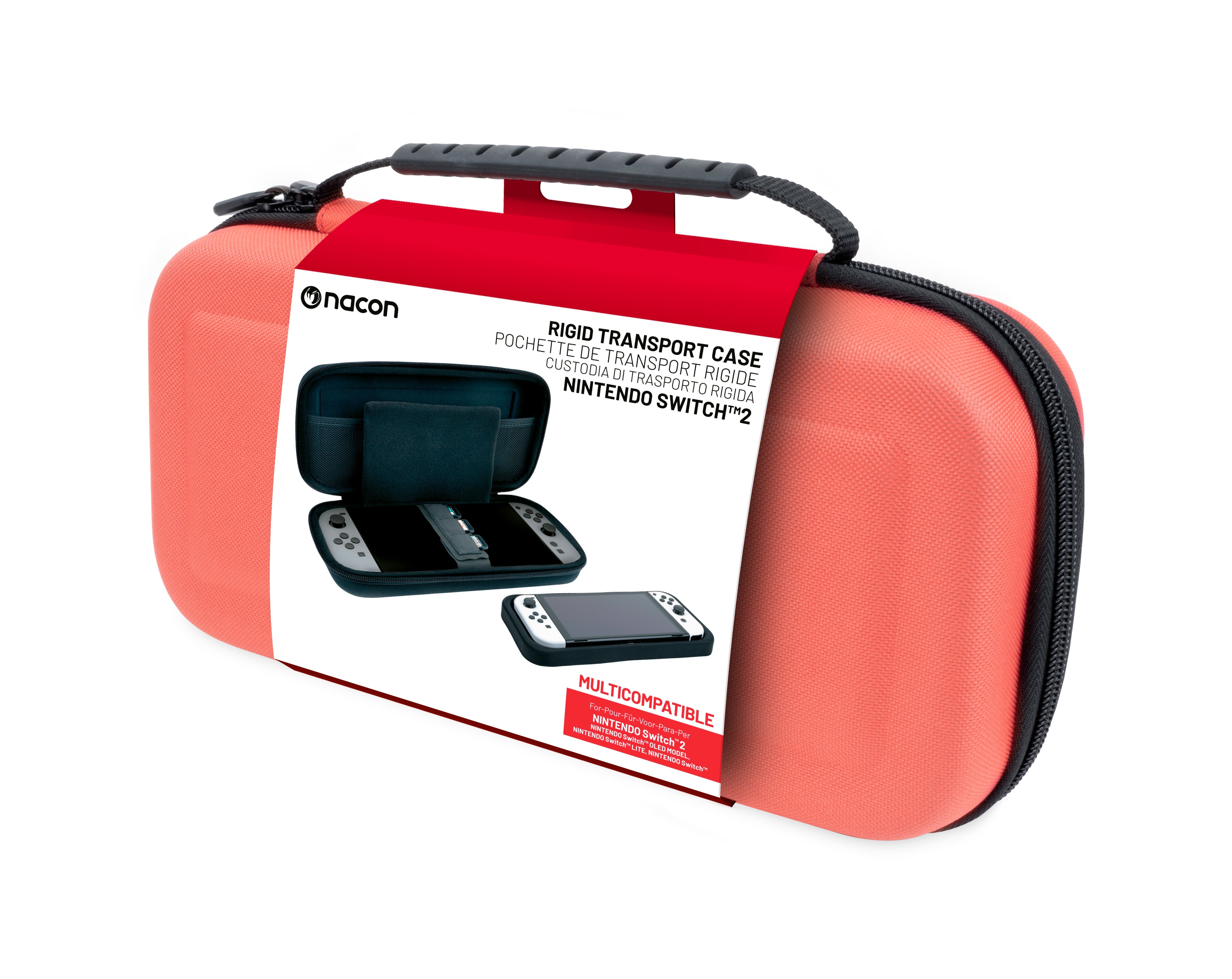 Nacon  -  Hardcase Til Nintendo Switch Ii Nintendo Switch Tilbehør - Geekd.dk