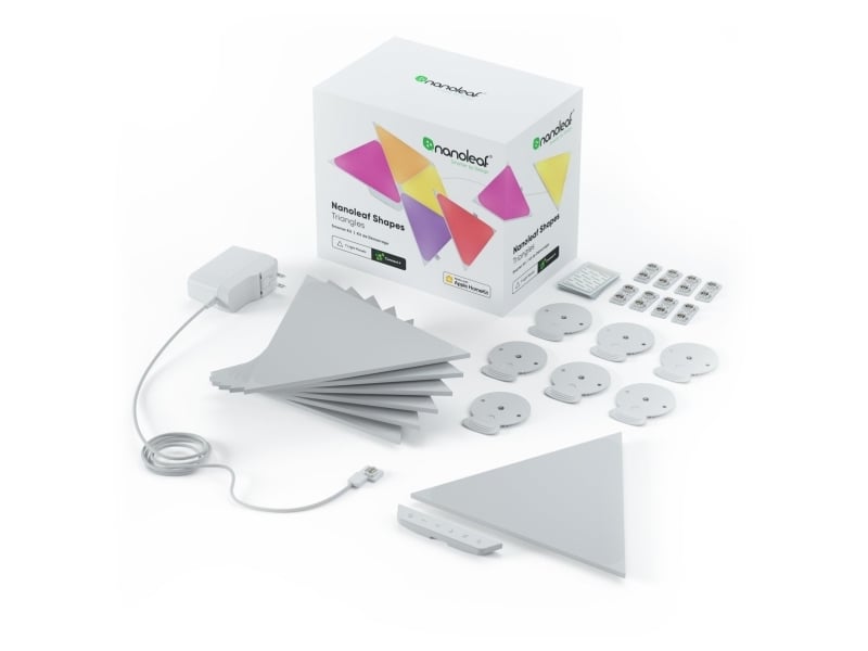 Nanoleaf - Shapes - Triangles Expansion Pack - 3 Panels Led Lys - Geekd.dk
