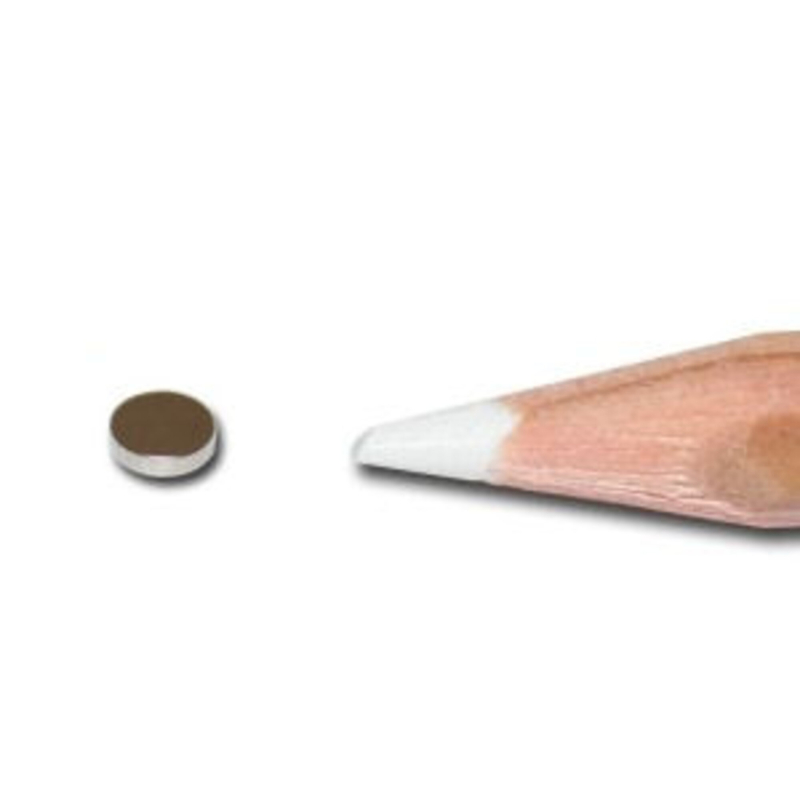 Skivemagnet, ø2x1mm. 1.3n