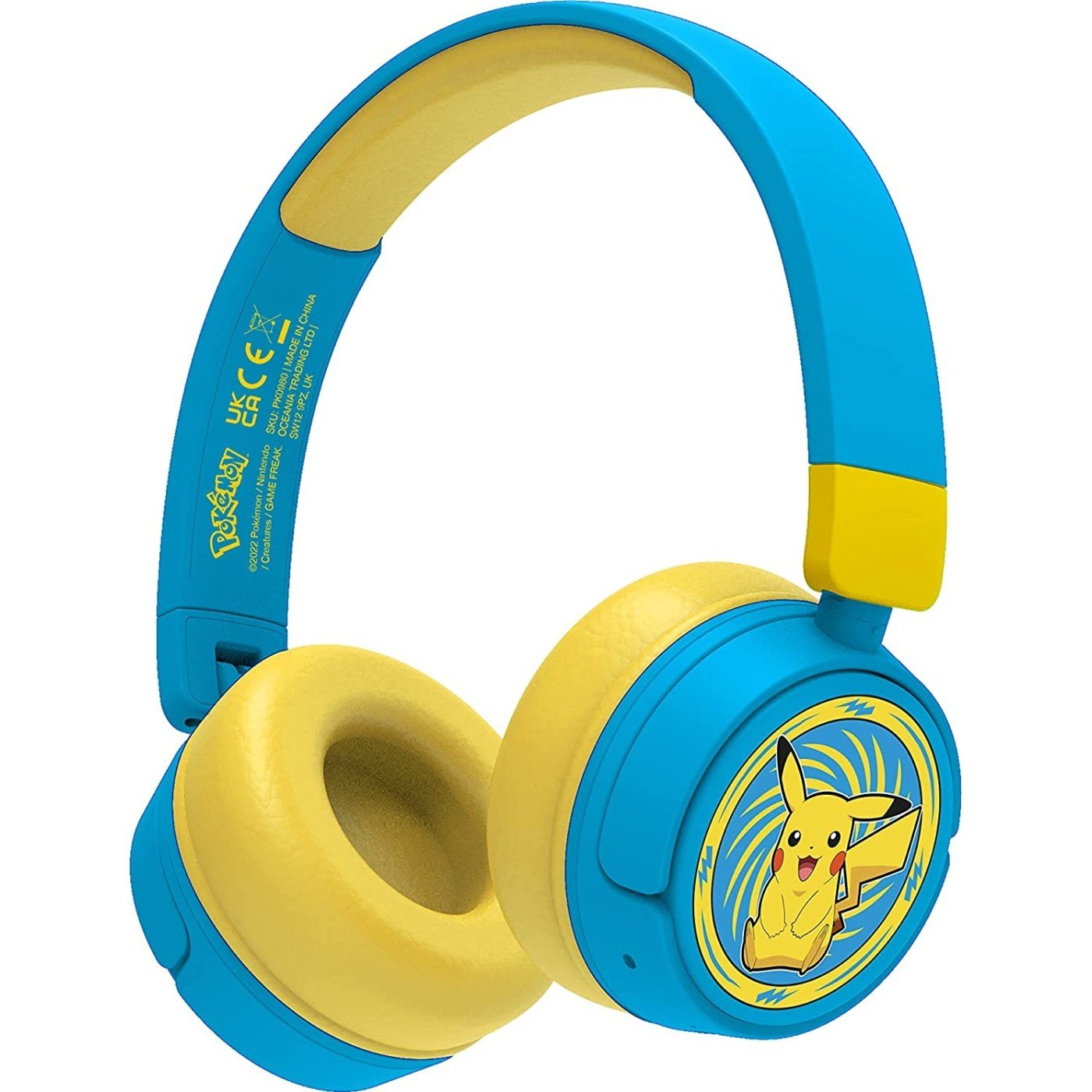 Otl - Bluetooth Headset Med Forældrekontrol - Pokémon Pikachu - Geekd.dk